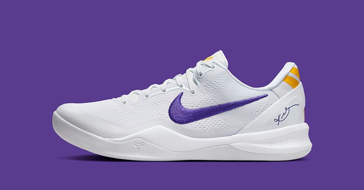 NIKE ナイキ Kobe 8 Protro Lakers Home 27.5 Vanessa Bryant and Nike Launch New Kobe 8 Protro 